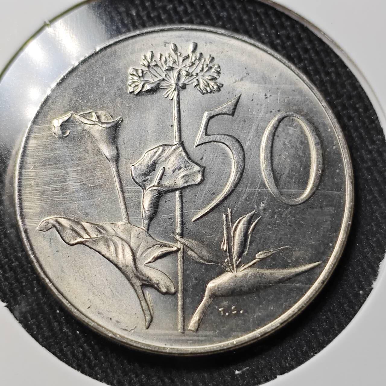 KK钱币收藏小铺  （套币 批量/好品散币 银币）专场  2月预留时间 周末发货 1969南非50分 好品 