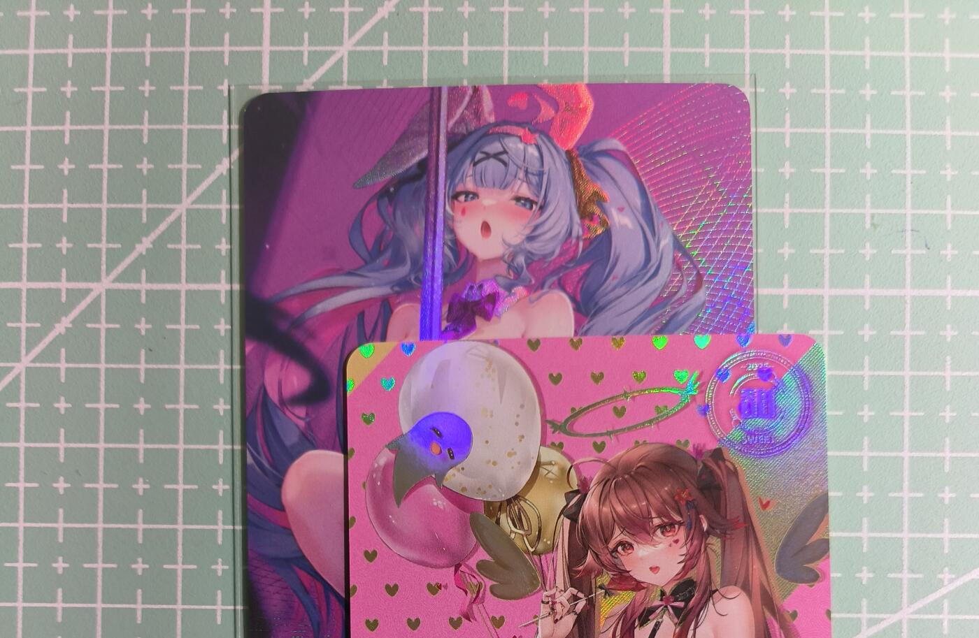 C先生卡牌 第14期 《神州百花谱》《Art系列》《人间传》持续收拍品中... 【彩闪】自制卡《卡哇伊少女》艺术卡