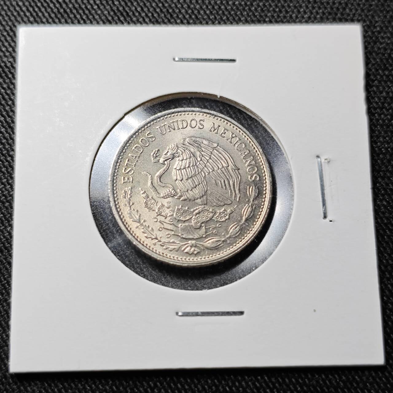 KK钱币收藏小铺  （套币 批量/好品散币 银币）专场  2月预留时间 周末发货  1984墨西哥50比索 好品