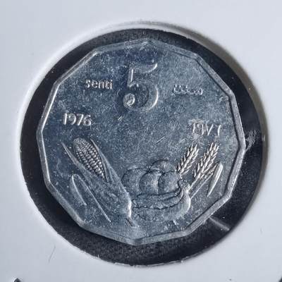 沼泽如烟--第877场 - 索马里1976年五分