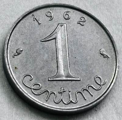 神仙姐姐-中外币专场22 1962 年法国 1 生丁