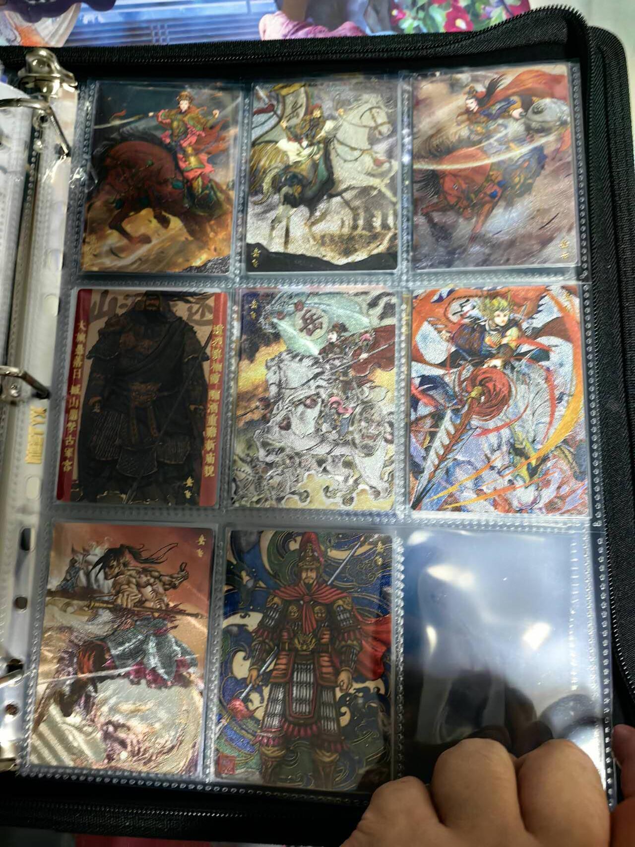 海绵宝宝卡牌专拍第5场(本场有自留价 各种亲签卡，套卡大套，自制卡难免瑕疵，可能存在轻微撞角爆边等出厂瑕疵，品控介意勿拍！) 苍海承风 满江红套卡 包括卡册一本 共计82张