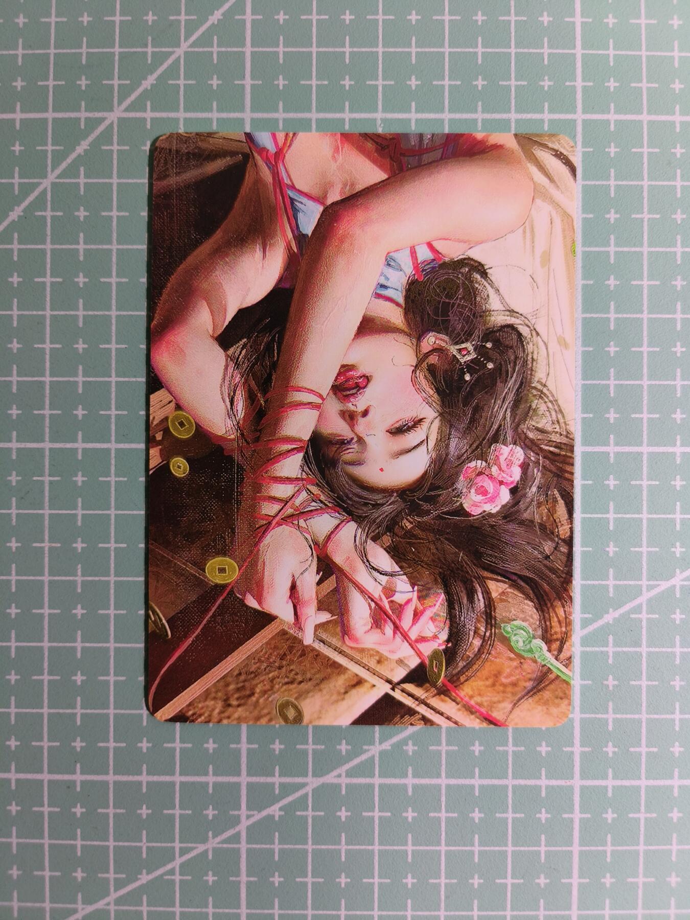 C先生卡牌 第14期 《神州百花谱》《Art系列》《人间传》持续收拍品中... 【普卡】燎原×刷子《人间传》庞春梅 近景大头卡