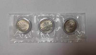 巨藏钱币第六期硬币场10月19号20点开拍 - 1991年1元纪念币植树节3枚一套（1）