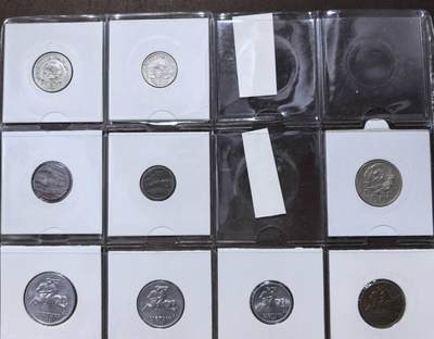 北京马甸外国币专卖第145期，外国币专场，陆续上拍，欢迎关注 散币：其中苏维埃15戈比和10戈比是银币