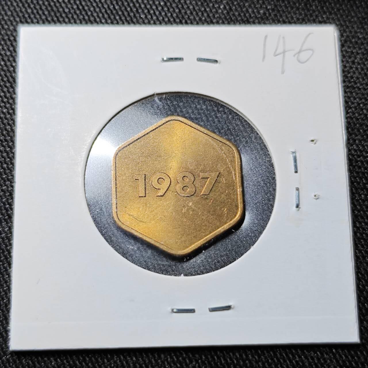 KK钱币收藏小铺  （套币 批量/好品散币 银币）专场  2月预留时间 周末发货   1987日本造币厂生肖兔 铭牌铜章