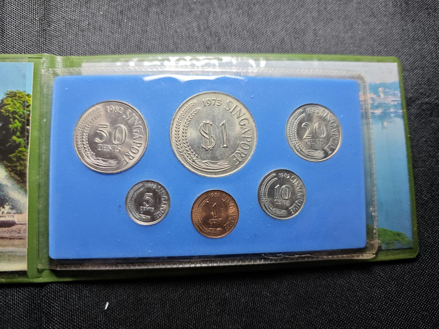 KK钱币收藏小铺  （套币 批量/好品散币 银币）专场  2月预留时间 周末发货 新加坡大小面值一套 