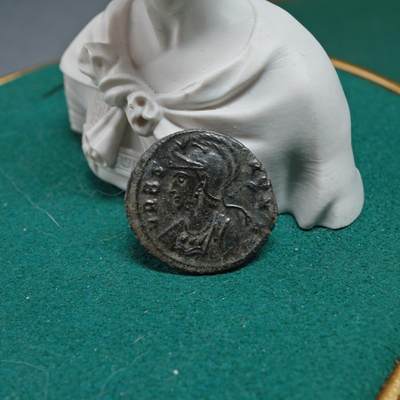 琋语集藏2025年10月欧洲古典打制币拍卖 - 古罗马帝国时期母狼育婴迁都纪念铜币