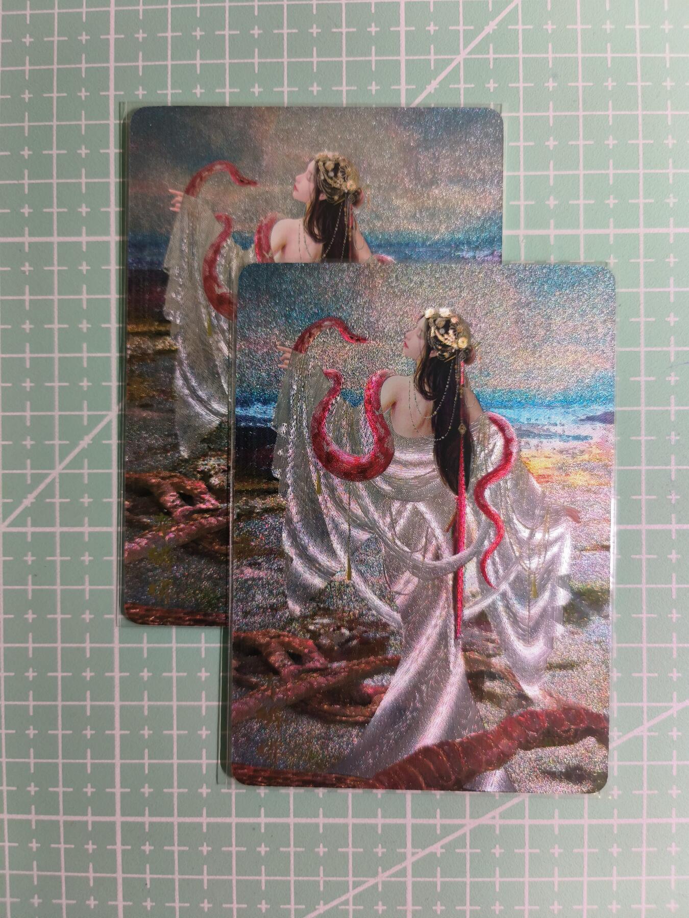 C先生卡牌 第14期 《神州百花谱》《Art系列》《人间传》持续收拍品中... 【粗闪】燎原×刷子《妖姬传》赤鳞蟒 双服饰