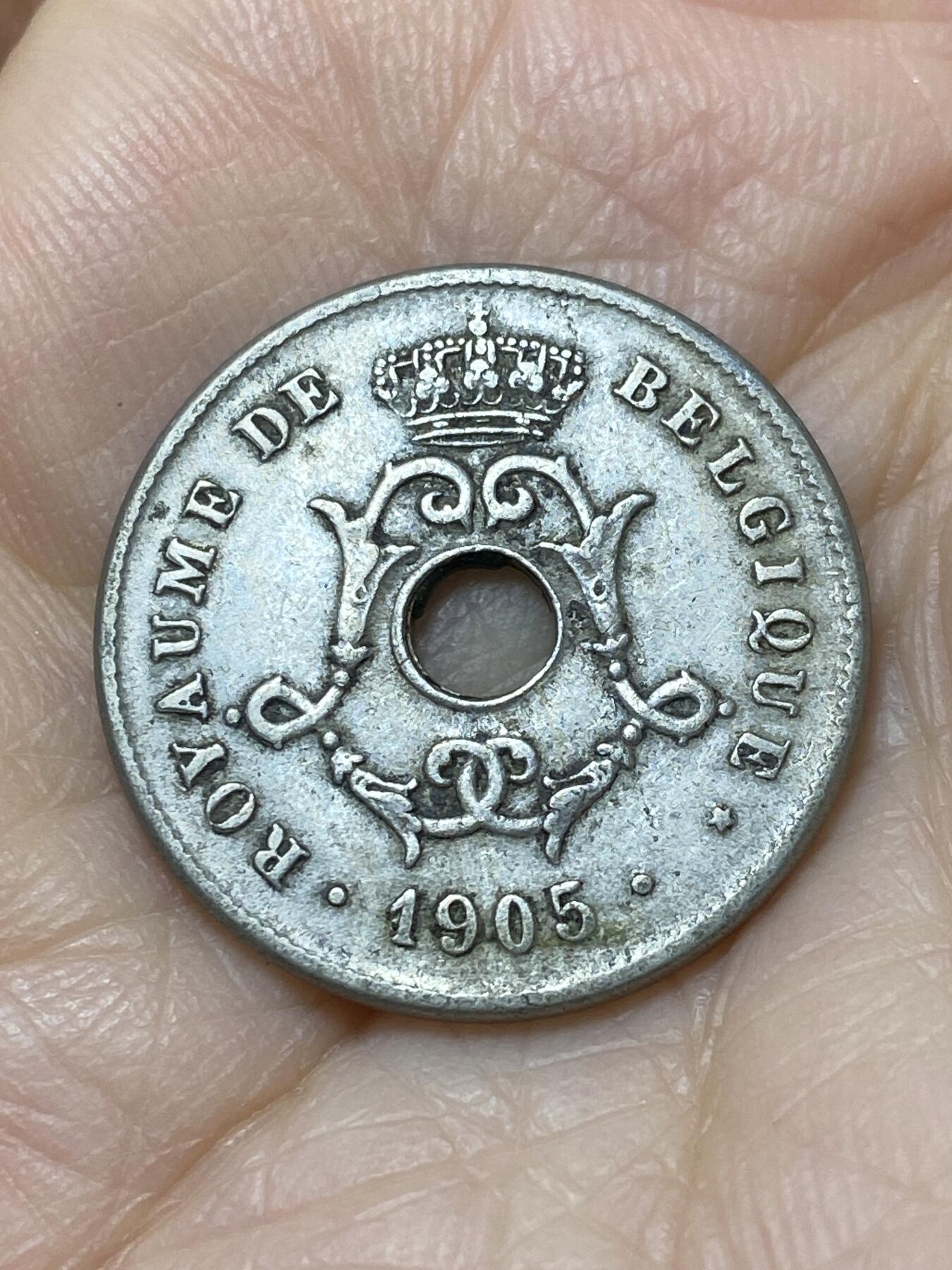 2025年第一百一十二场(总第一百三十八场）外国好品散币(免佣金) 比利时🇧🇪1905年10分(利奥波德二世时期，法语版)