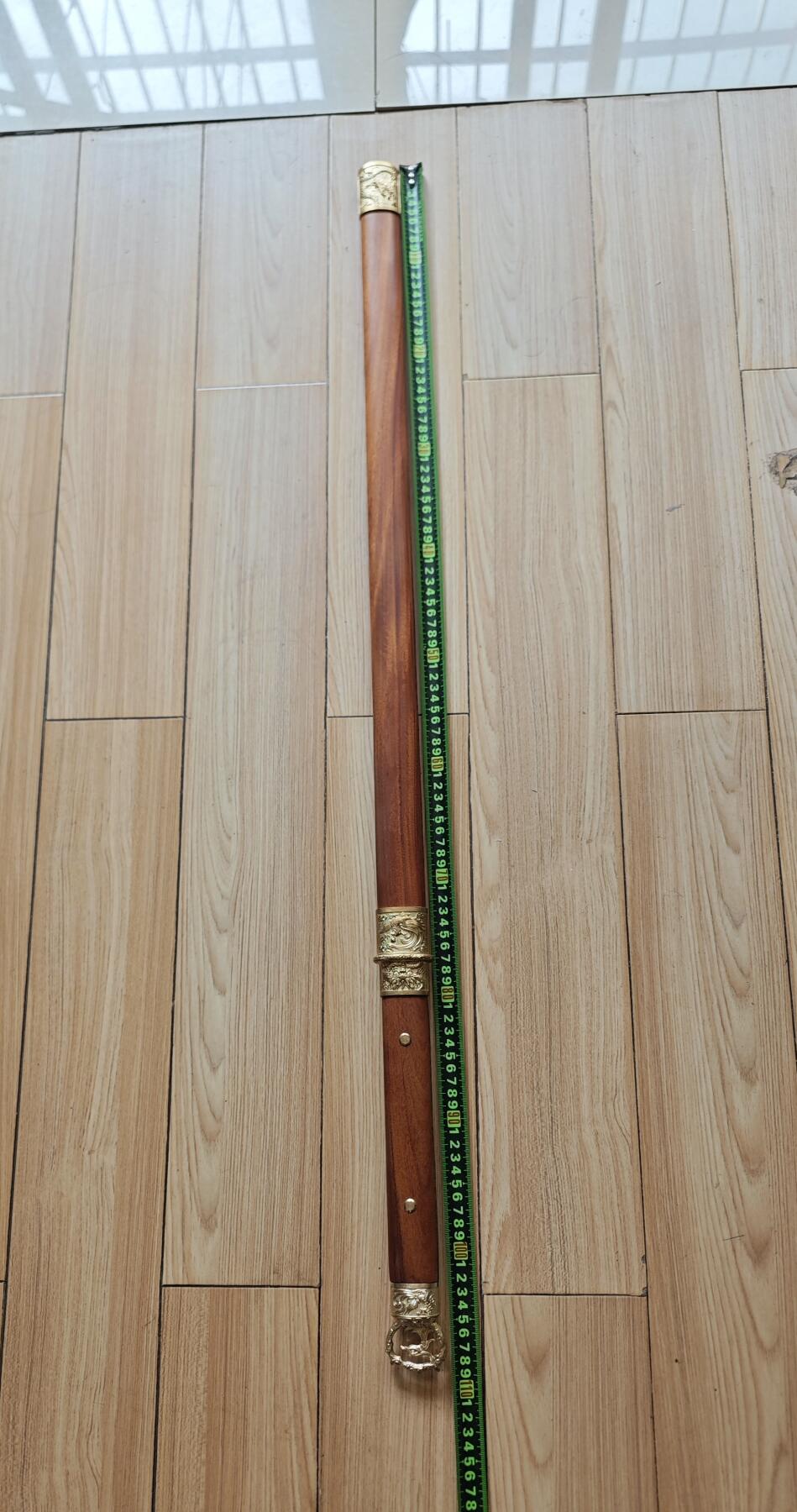红色经典收藏拍卖专场 工艺品 未开刃 龙泉非遗传承 彩陨唐刀 