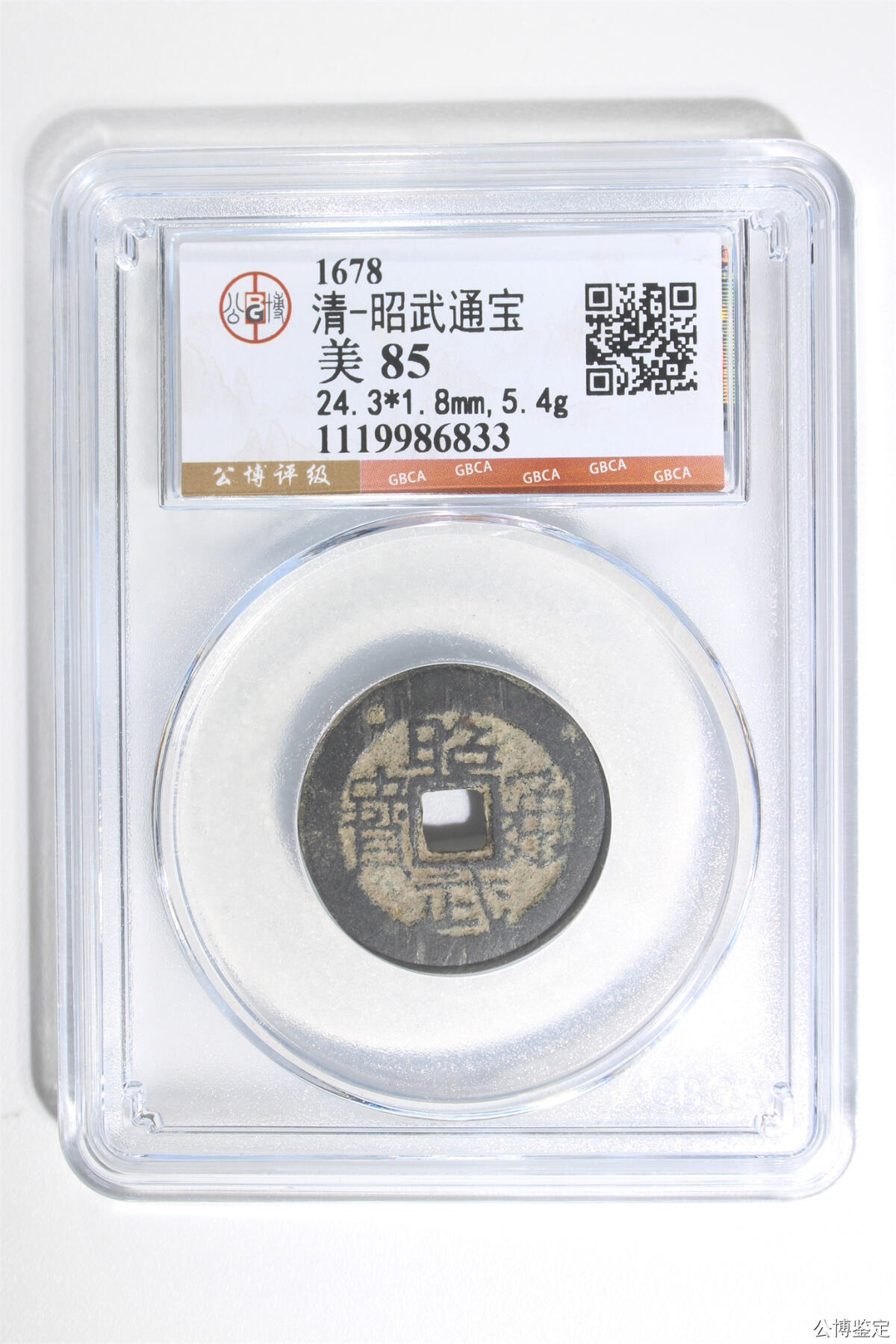 捡漏专场 清-昭武通宝