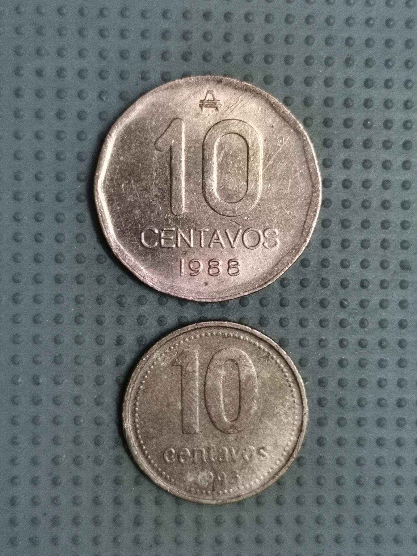 2025年第101场各国散币拍卖（总第101场） 阿根廷10分2枚