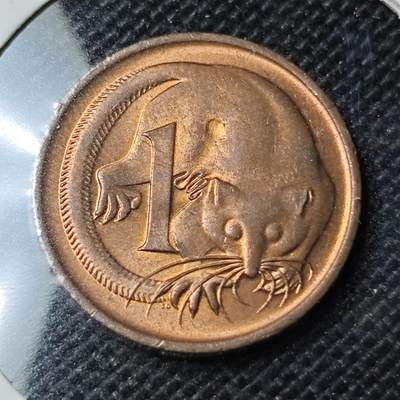 KK钱币收藏小铺 第350场 2月预留时间 周末发货 -  1971澳大利亚1分 好品