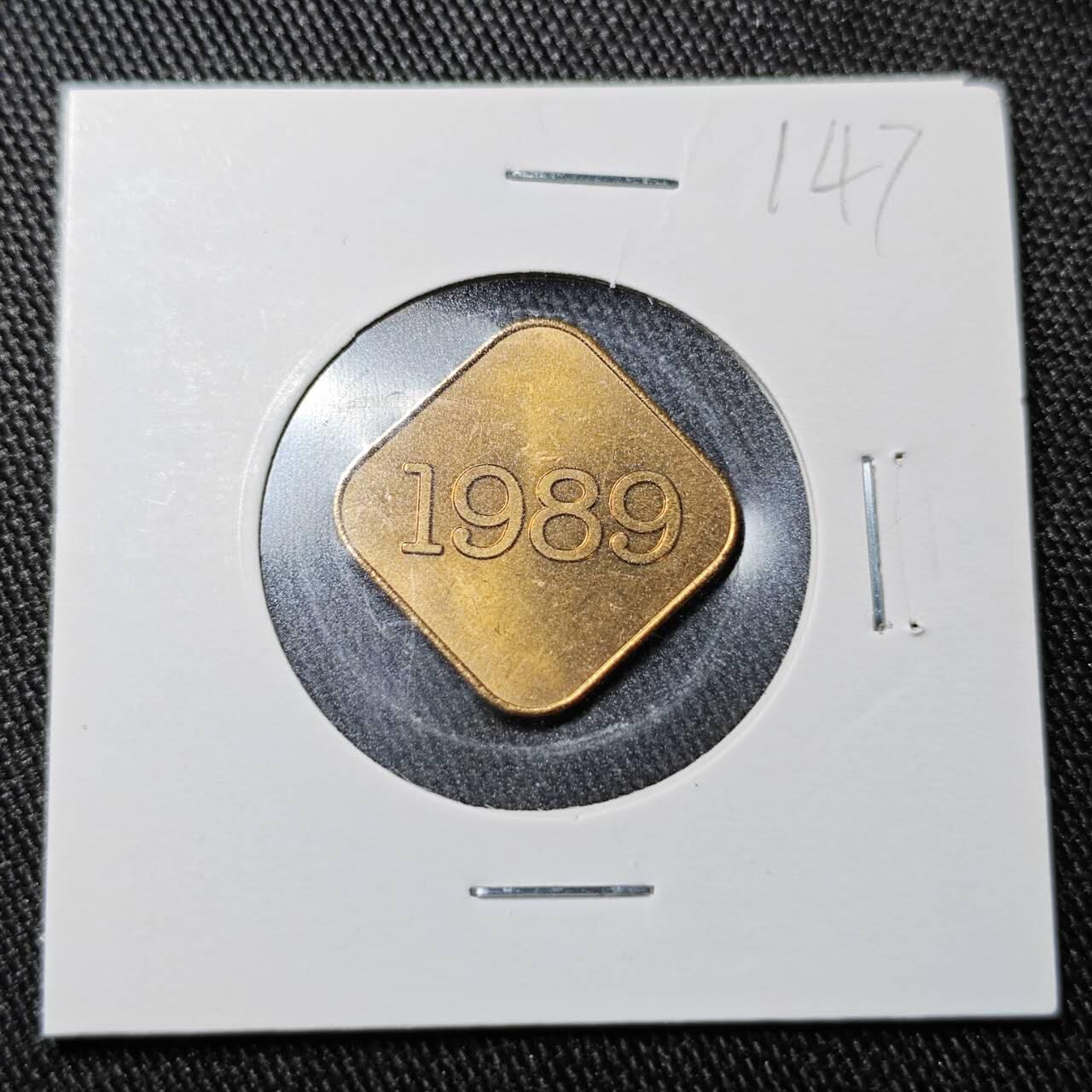 KK钱币收藏小铺  （套币 批量/好品散币 银币）专场  2月预留时间 周末发货   1989日本造币厂生肖蛇 铭牌铜章