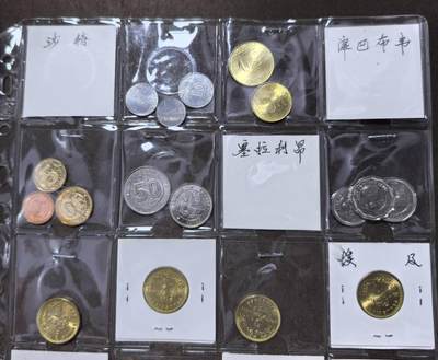 北京马甸外国币专卖第145期，外国币专场，陆续上拍，欢迎关注 沙特，埃及，津巴布韦，塞拉利昂，塔吉克斯坦：套币，纪念币，散币。如图