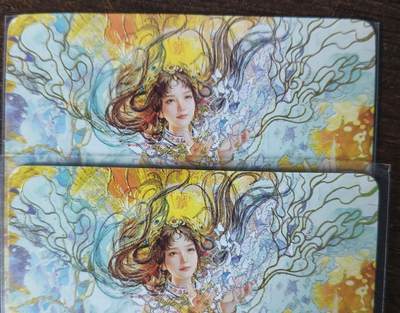 花开卡拍第43期（10月19号周日截拍，品控勿拍!!!拍品不寄存，运费5元，自制卡难免瑕疵，可能存在轻微撞角爆边等出厂瑕疵，品控介意勿拍！） - 焱卡 燎原卡牌 刷子 太虚幻境 晴雯 幻彩2张 