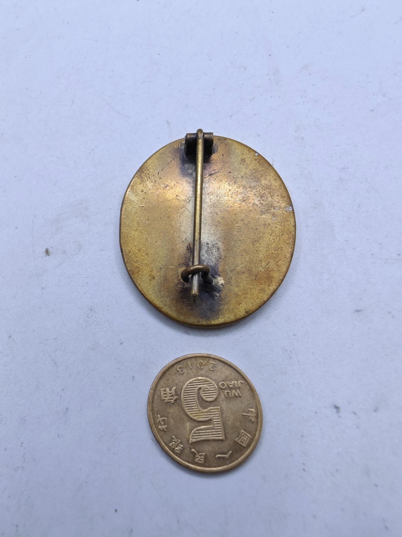 红色经典收藏拍卖专场 德国1939金级战伤奖章 反面L56厂标