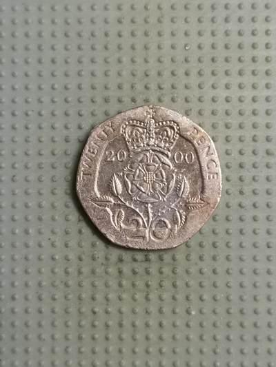 2025年第102场各国散币拍卖（总第102场） - 英国2000年20便士