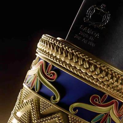 【期货】萨摩亚2025年图坦卡蒙匕首陨铁匕首2盎司异形彩银币