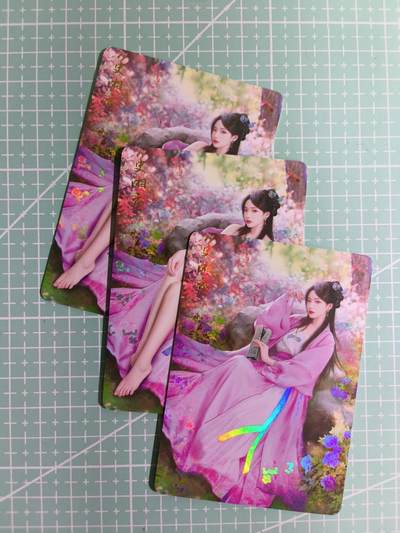C先生卡牌 第14期 《神州百花谱》《Art系列》《人间传》持续收拍品中... - 【彩闪】燎原《金陵十二钗》史湘云 三渐变
