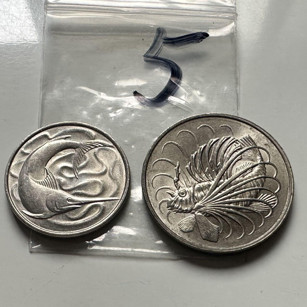 🌹外币初藏🌹🐯2025年第116场  每周二四六晚8️⃣点 接代拍 新加坡20-50分一对 5