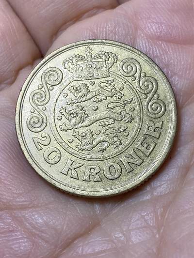 2025年第一百一十二场(总第一百三十八场）外国好品散币(免佣金) - 丹麦🇩🇰1994年20克朗(玛格丽特二世，LG; JP; A版)