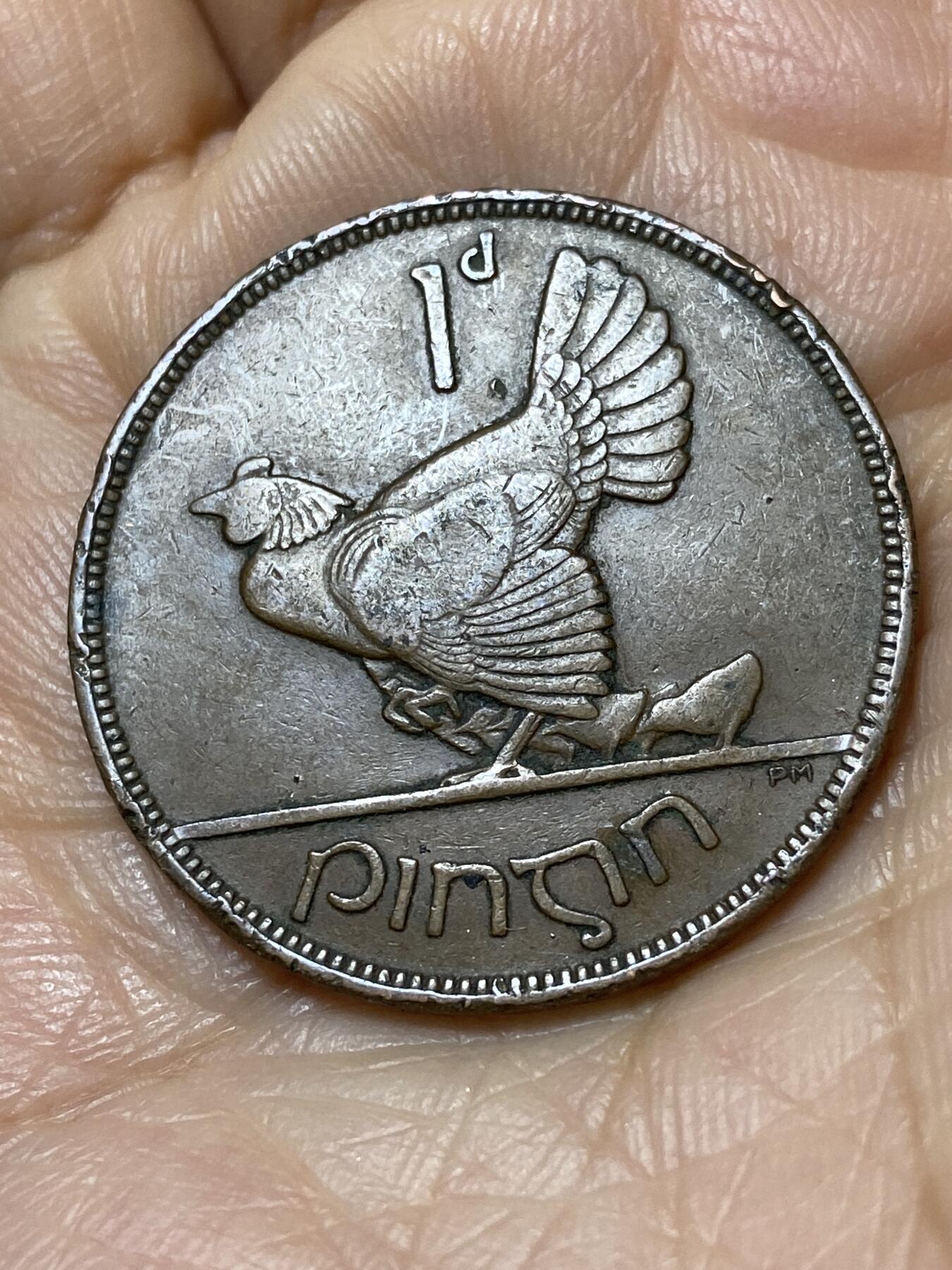 2025年第一百一十二场(总第一百三十八场）外国好品散币(免佣金) 爱尔兰🇮🇪1937年1便士(自由邦时期关门年)