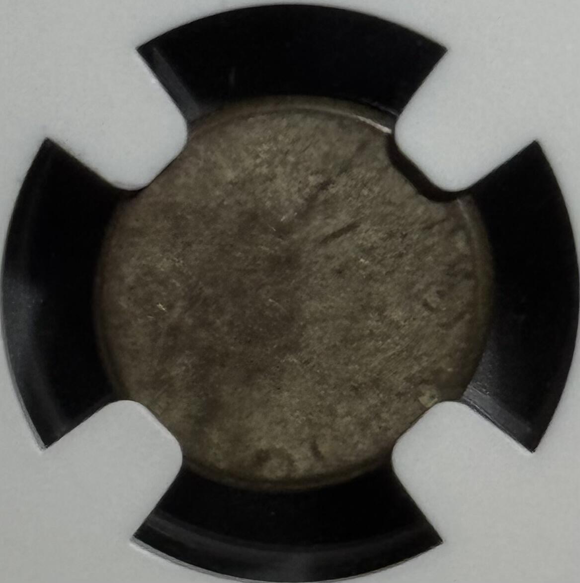 柬埔寨1847年红鸟2Pe银币 NGC-MS61 