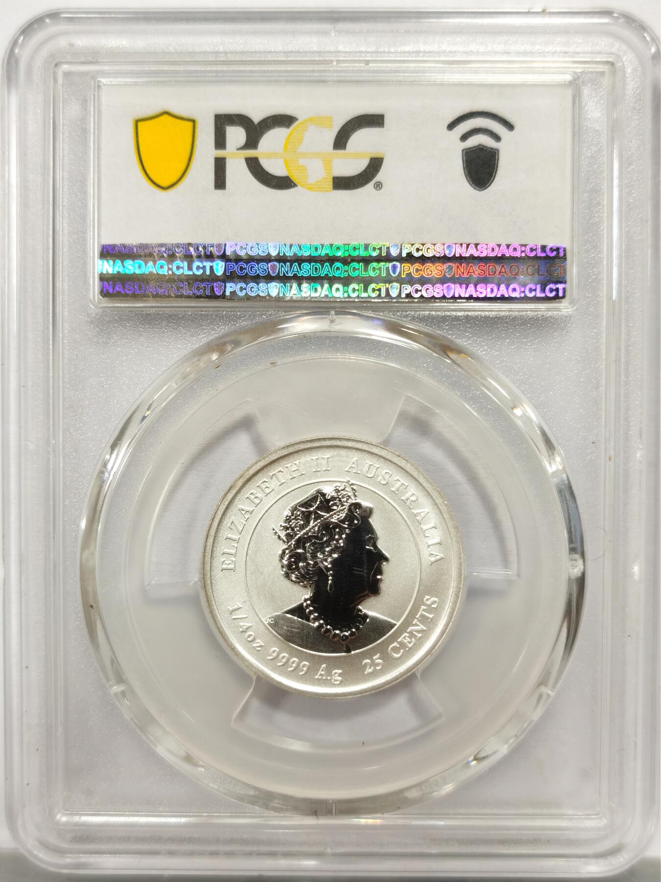 博洋堂世界钱币拍卖第143期（全场包邮） PCGS MS70 澳大利亚2021年生肖牛年1/4盎司彩色银币，PCGS冠军分，中国生肖题材，发行量仅2021枚
