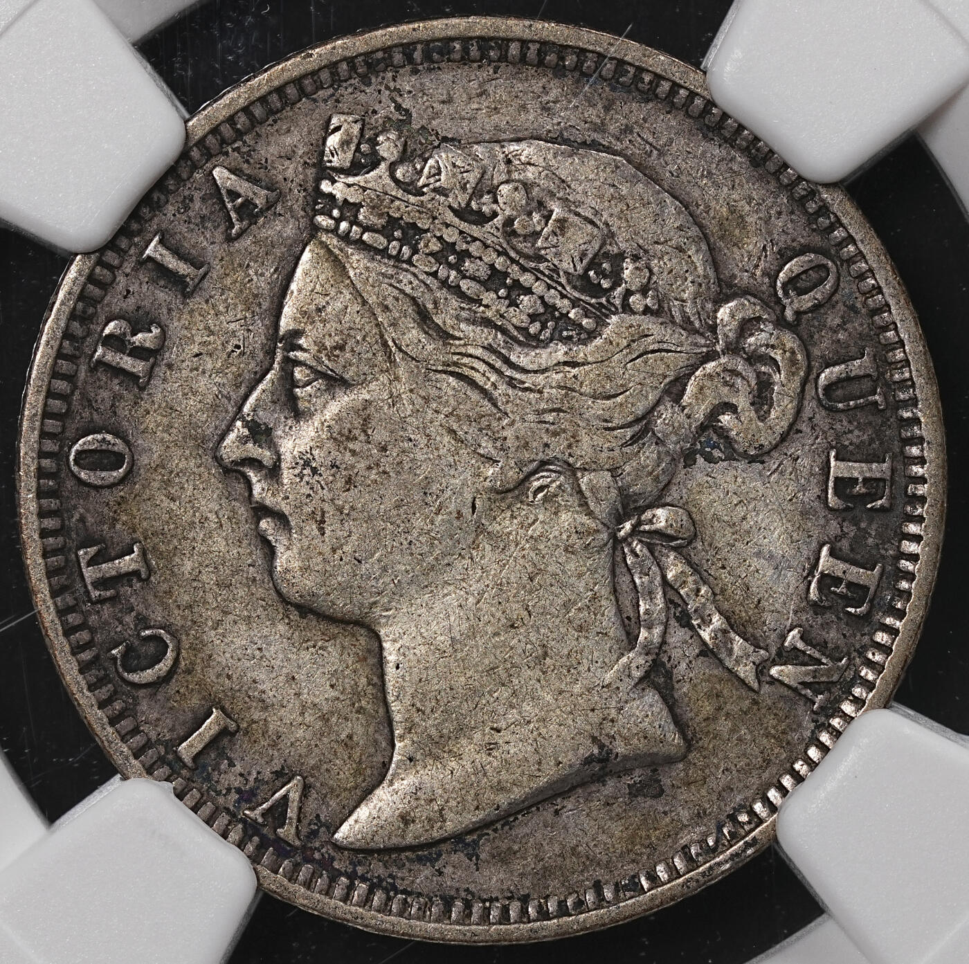 修遠堂世界钱币第八十九期 NGC VF35 1892年香港贰仙银币 
