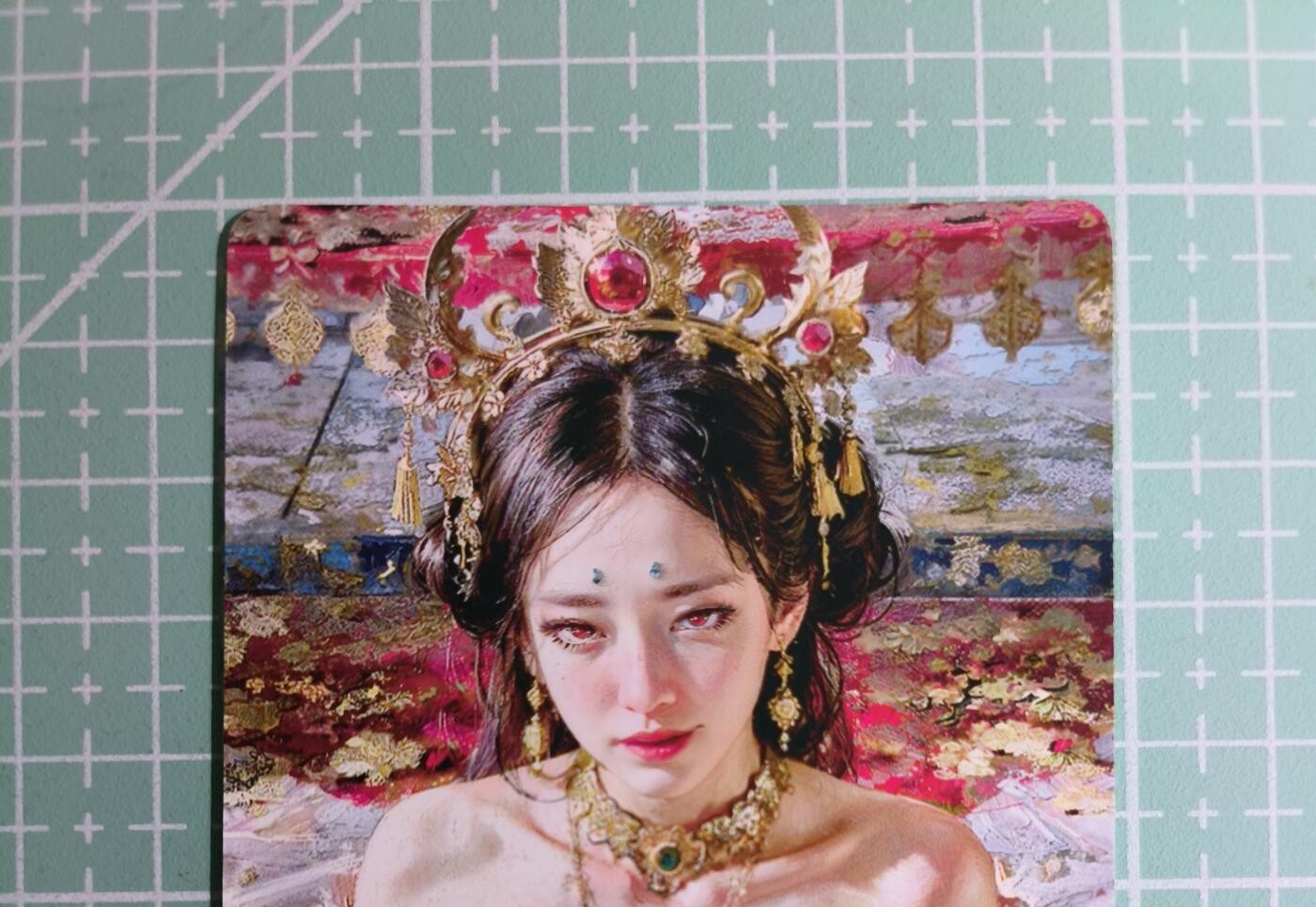 C先生卡牌 第14期 《神州百花谱》《Art系列》《人间传》持续收拍品中... 【普卡】燎原×刷子《妖姬传》铁扇公主 近景大头卡