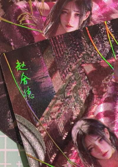 C先生卡牌 第14期 《神州百花谱》《Art系列》《人间传》持续收拍品中... - 【幻彩粗闪】燎原×刷子《人间传》赵合德 双服饰