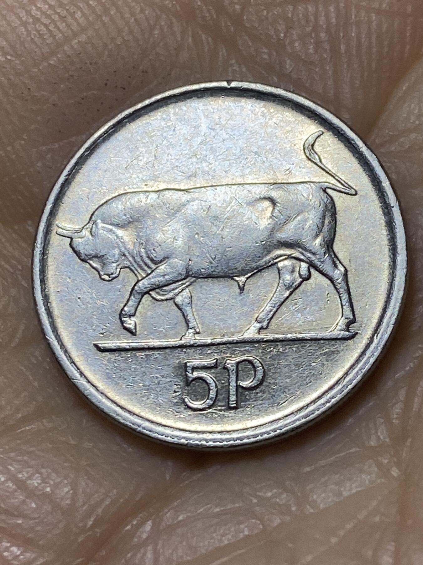 2025年第一百一十二场(总第一百三十八场）外国好品散币(免佣金) 爱尔兰🇮🇪1992年5便士(共和国时期第二套第二版)