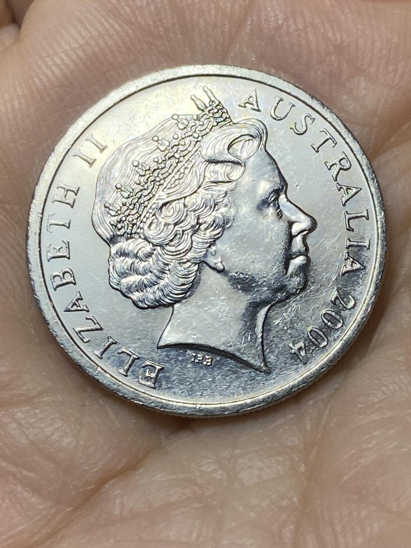 2025年第一百一十二场(总第一百三十八场）外国好品散币(免佣金) 澳大利亚🇦🇺2004年10分(伊丽莎白二世老年)