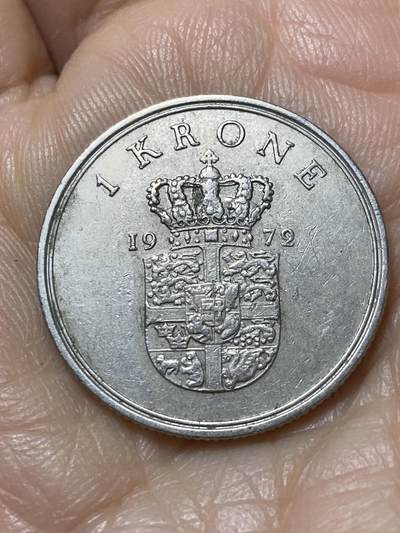 2025年第一百一十二场(总第一百三十八场）外国好品散币(免佣金) - 丹麦🇩🇰1972单年份1克朗(弗雷德里克九世逝世年，S; S版)