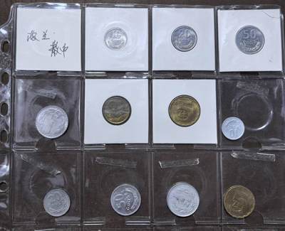 北京马甸外国币专卖第145期，外国币专场，陆续上拍，欢迎关注 波兰散币