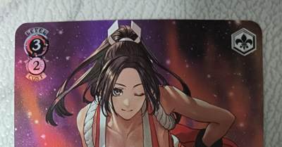 花开卡拍第43期（10月19号周日截拍，品控勿拍!!!拍品不寄存，运费5元，自制卡难免瑕疵，可能存在轻微撞角爆边等出厂瑕疵，品控介意勿拍！） - 不知火舞 1张 折光彩闪