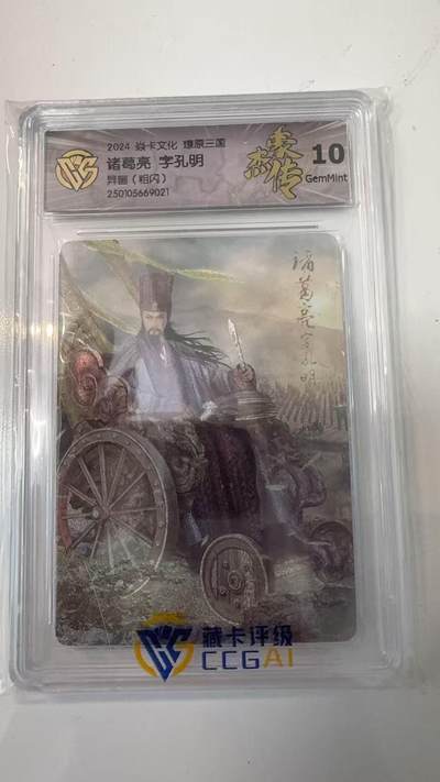寸草不生拍卖会 第十一期 - 2024 焱卡文化 燎原三国
诸葛亮 字孔明异画(粗闪) 10G