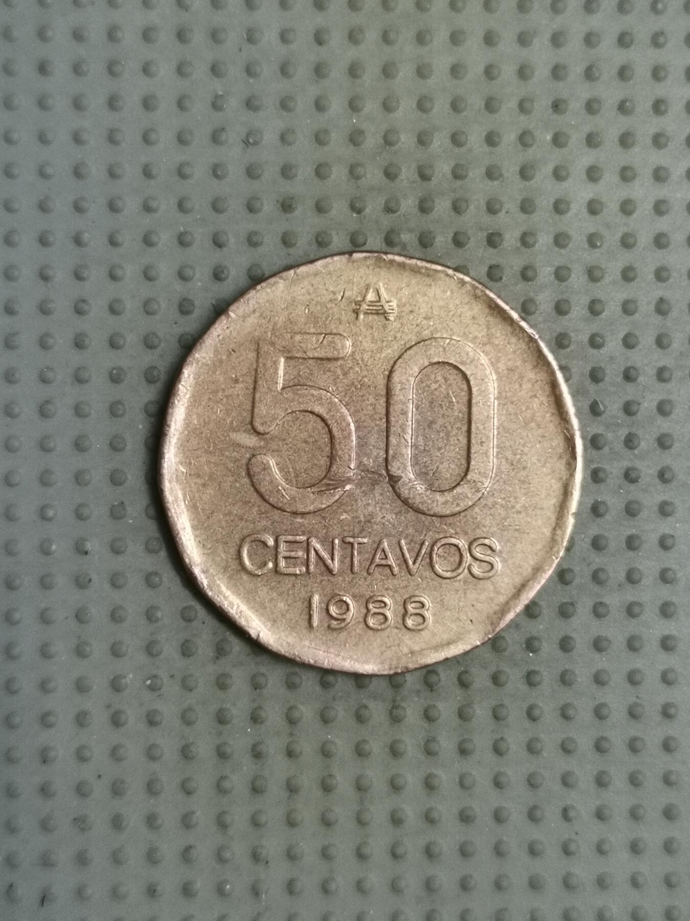 2025年第101场各国散币拍卖（总第101场） 阿根廷1988年50分