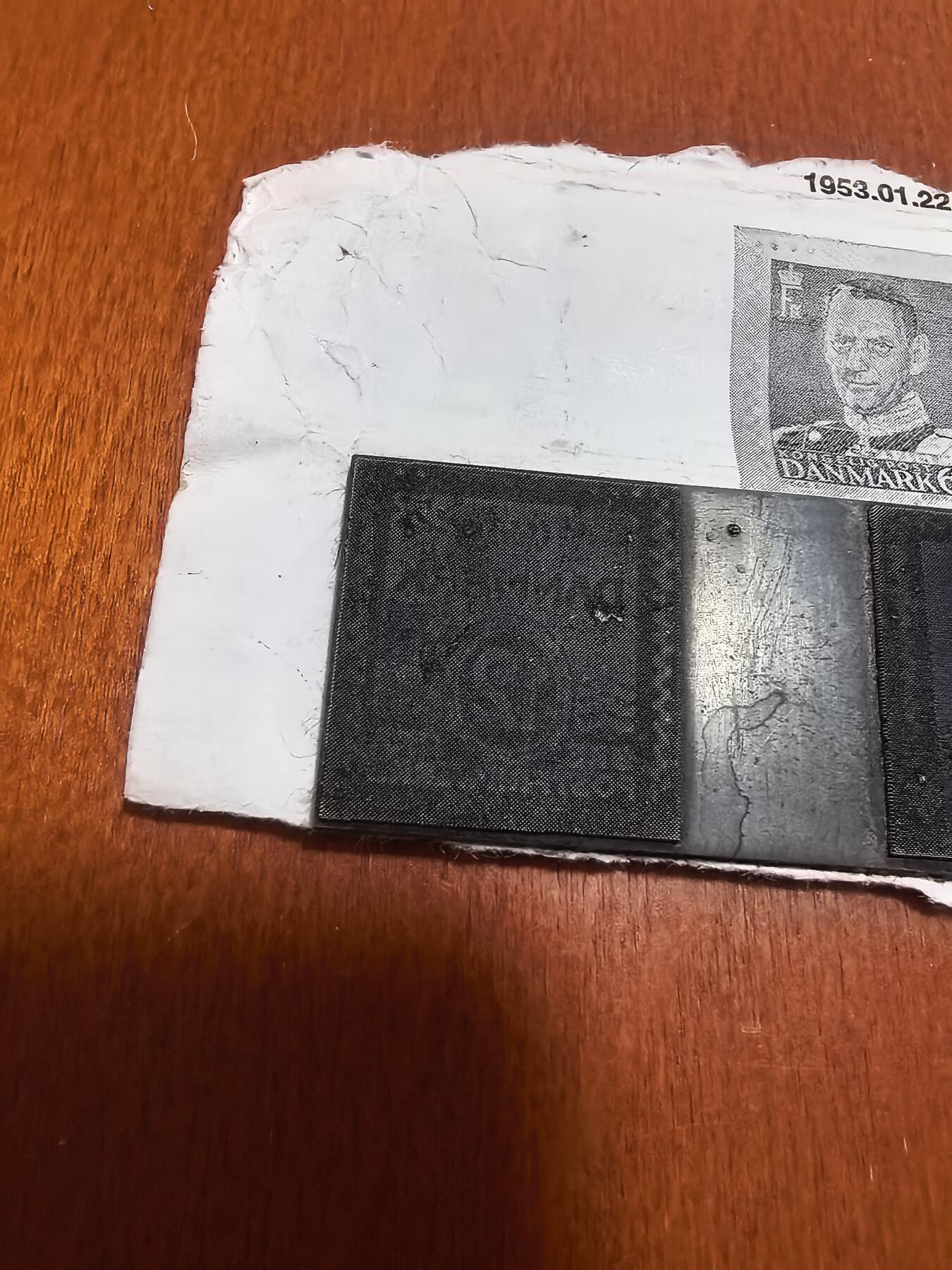 长老汇蛇年精选第六十二场拍卖 195x丹麦邮票金属印模5个，很有意义