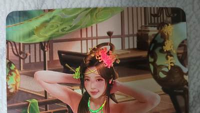 花开卡拍第43期（10月19号周日截拍，品控勿拍!!!拍品不寄存，运费5元，自制卡难免瑕疵，可能存在轻微撞角爆边等出厂瑕疵，品控介意勿拍！） - 青鸾殿 特藏卡 水浒外传 李瑞兰 1张 彩闪