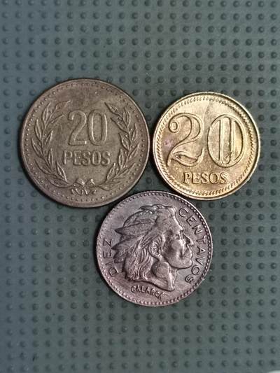 2025年第101场各国散币拍卖（总第101场） - 哥伦比亚3枚