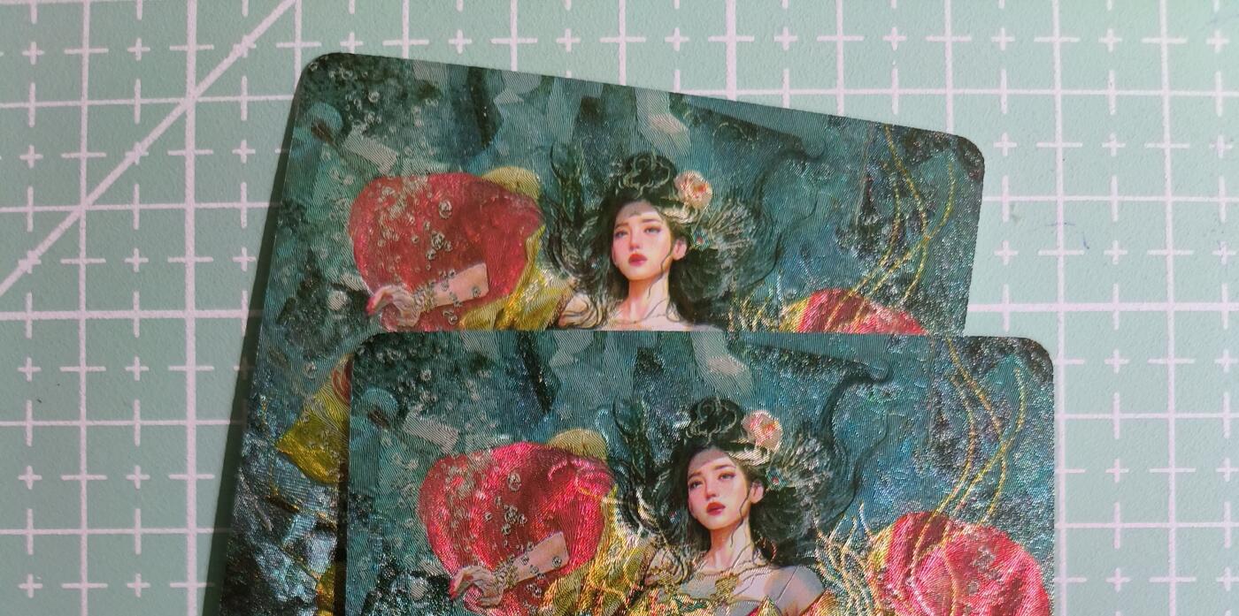 C先生卡牌 第14期 《神州百花谱》《Art系列》《人间传》持续收拍品中... 【幻彩粗闪】燎原×刷子《人间传》太平公主 双服饰