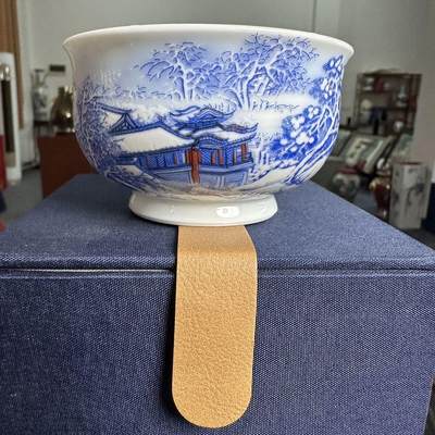 听雨轩  景德镇工艺美术大师作品专场 - 景德镇陶瓷 王锡良手工《江山雪霁》炉式杯/收藏证书/礼盒