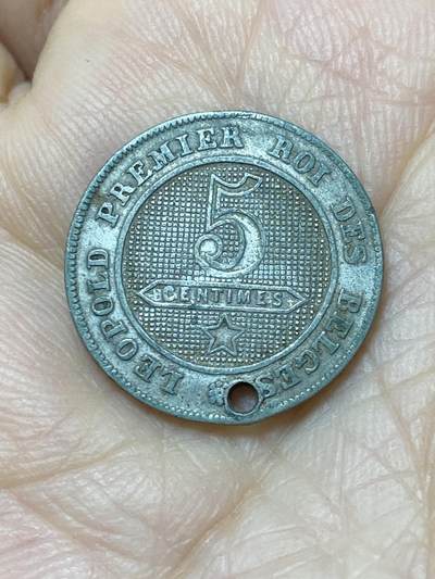 2025年第一百一十二场(总第一百三十八场）外国好品散币(免佣金) - 比利时🇧🇪1861年5分(利奥波德一世时期，首发年)