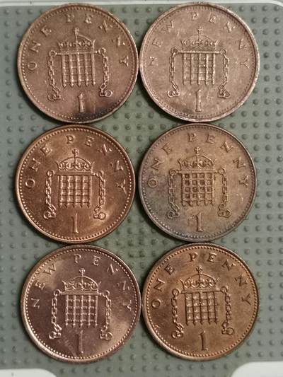 2025年第102场各国散币拍卖（总第102场） - 英国1便士6枚