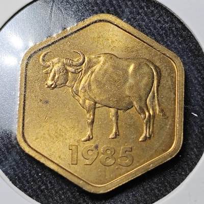 KK钱币收藏小铺  （套币 批量/好品散币 银币）专场  2月预留时间 周末发货 -   1985日本造币厂生肖牛 铭牌铜章