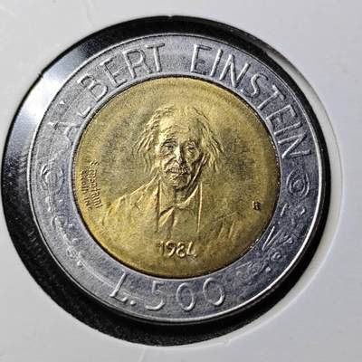 KK钱币收藏小铺  （套币 批量/好品散币 银币）专场  2月预留时间 周末发货 -  1984圣马力诺500里拉双色币