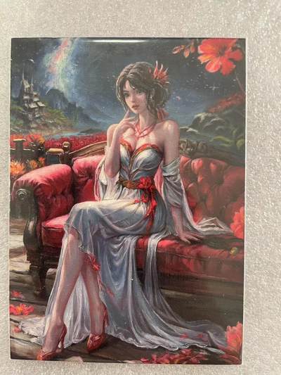 寸草不生拍卖会 第十一期 - 艺阁 手绘卡 木狸绘   美女